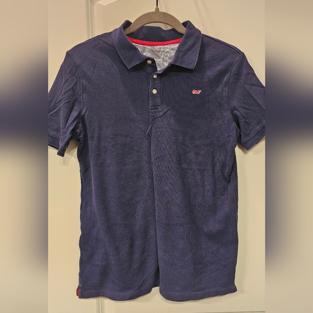 Vineyard Vines Kids Navy Polo Shirt